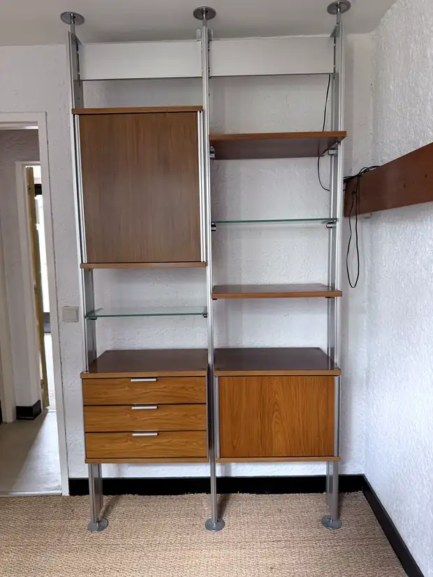 Ensemble mural modulaire des années 1960, mobilier de succession racheté à Toulouse